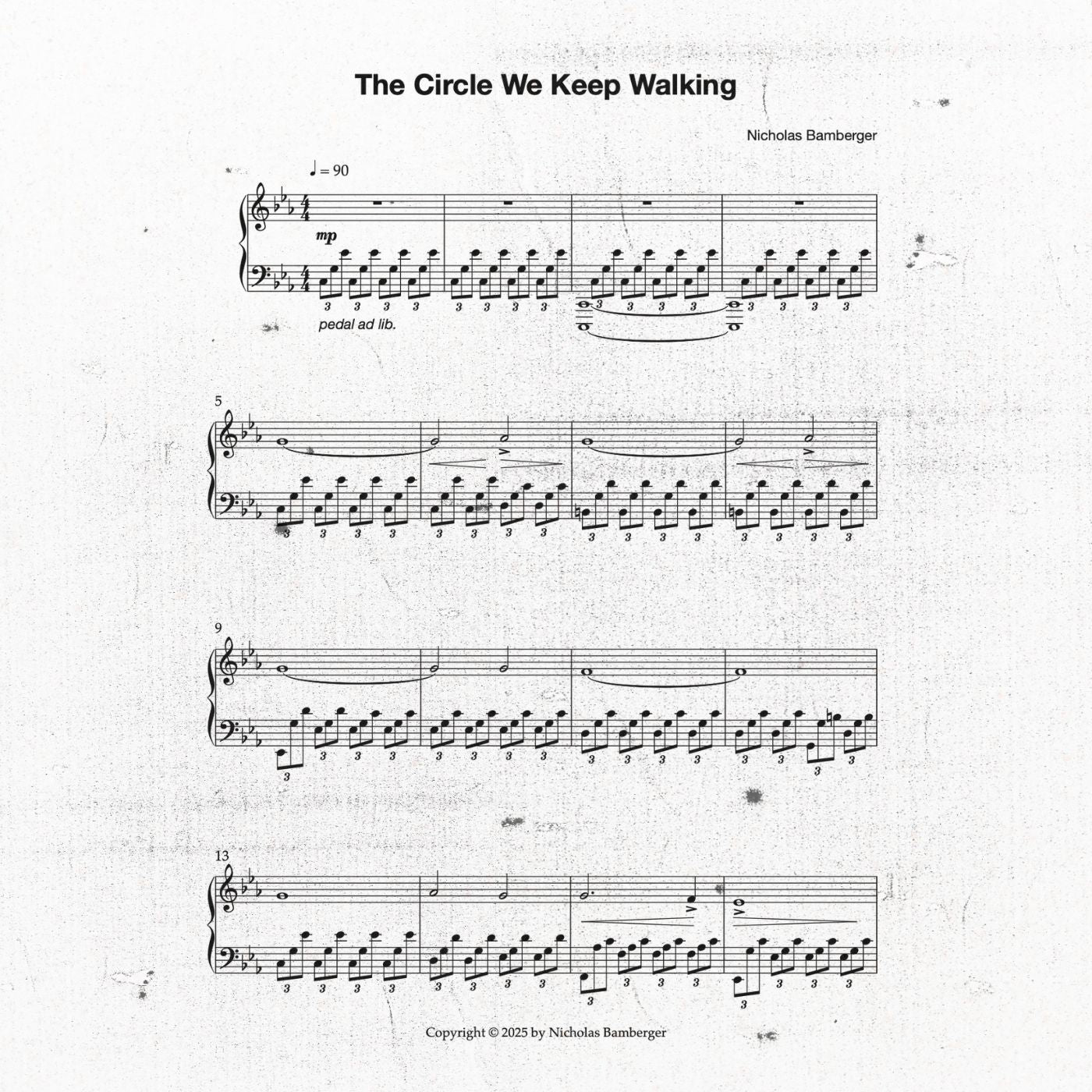 The Circle We Keep Walking - Sheet Music