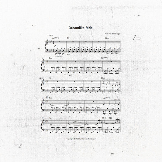 Dreamlike Ride - Sheet Music
