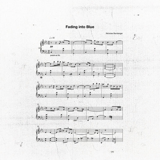 Fading Into Blue - Sheet Music
