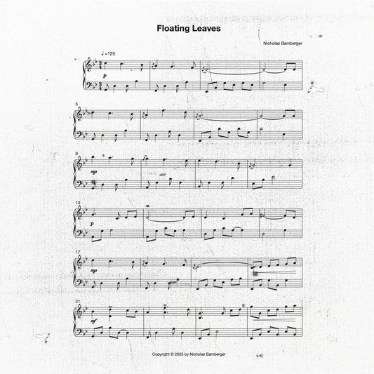 Floating Leaves - Sheet Music