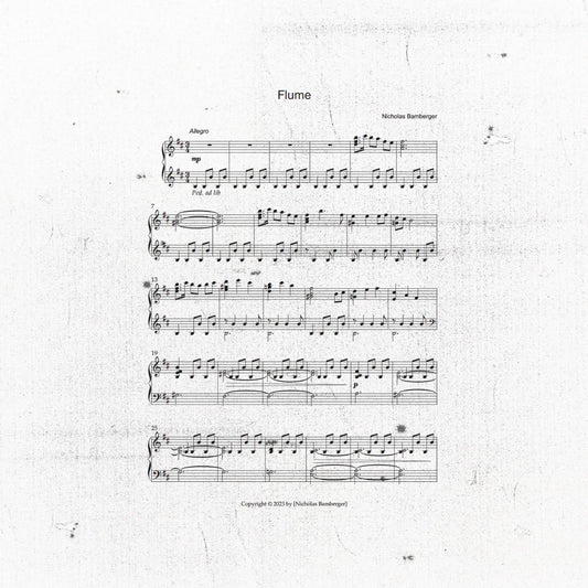 Flume - Sheet Music