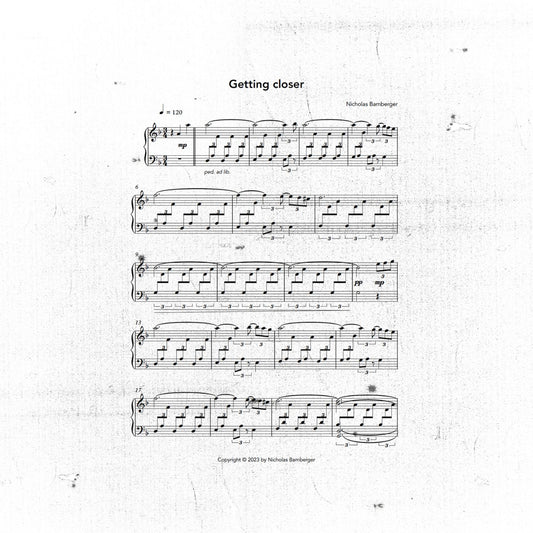 Getting Closer - Sheet Music