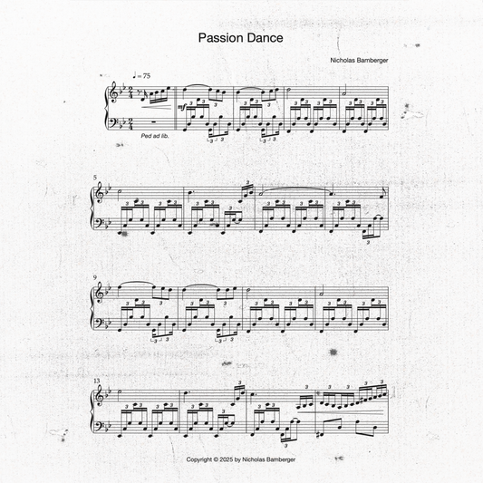 Passion Dance- Sheet Music