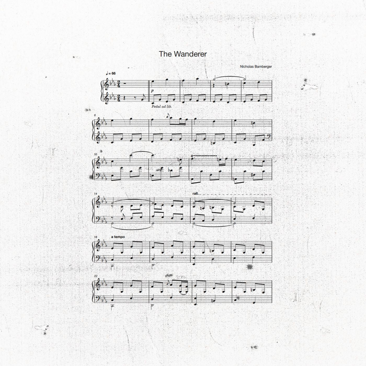 The Wanderer - Sheet Music